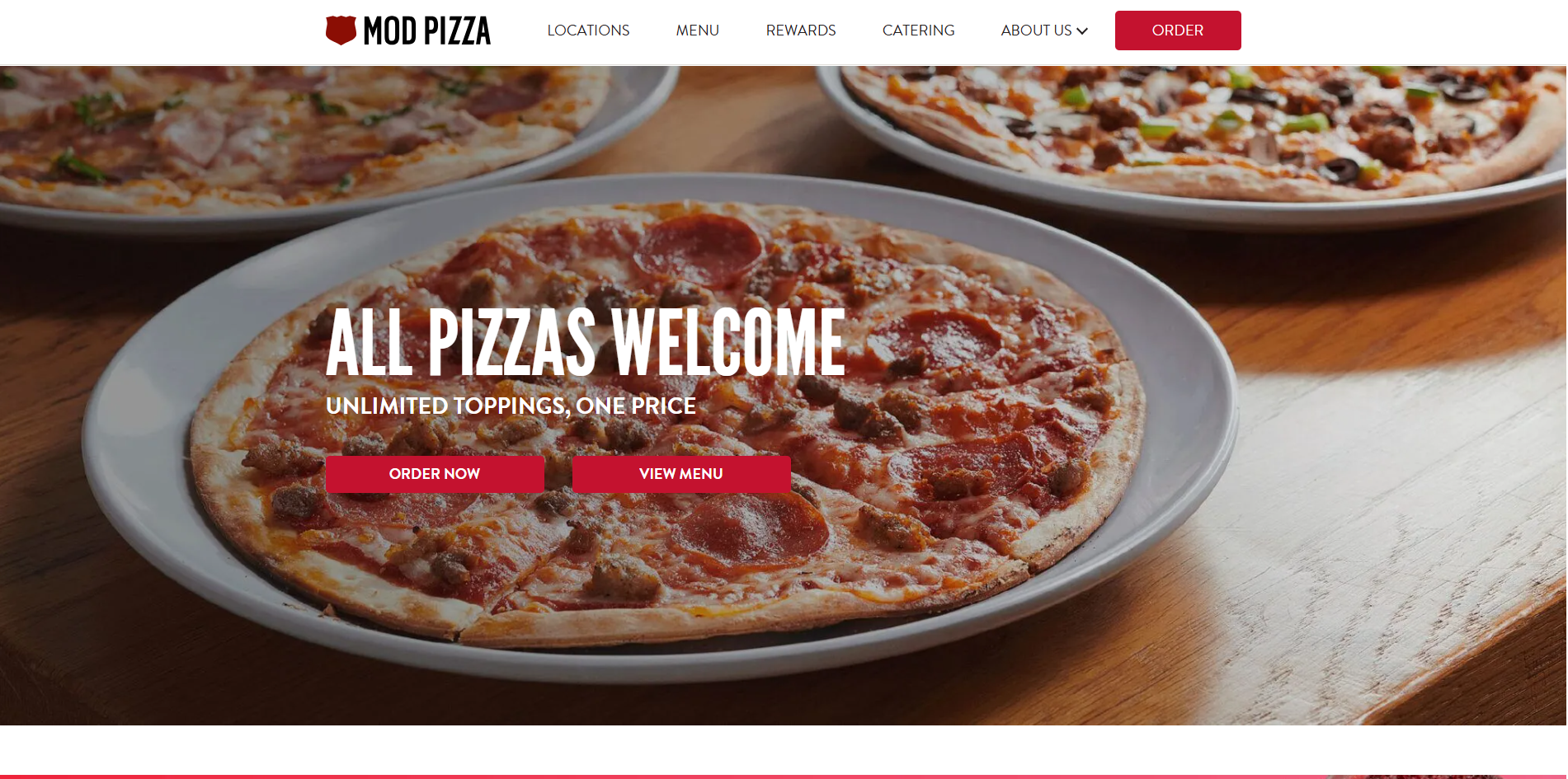 MOD Pizza | All Pizzas Welcome